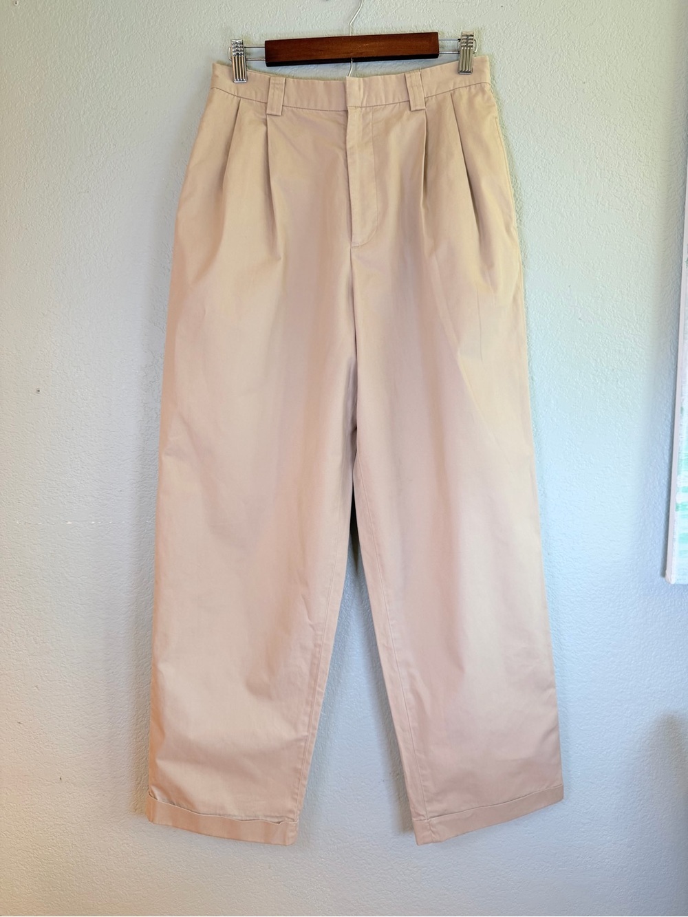Ralph Lauren Polo Golf Vintage Cotton Twill High Waist Tan Old Money Pant 8